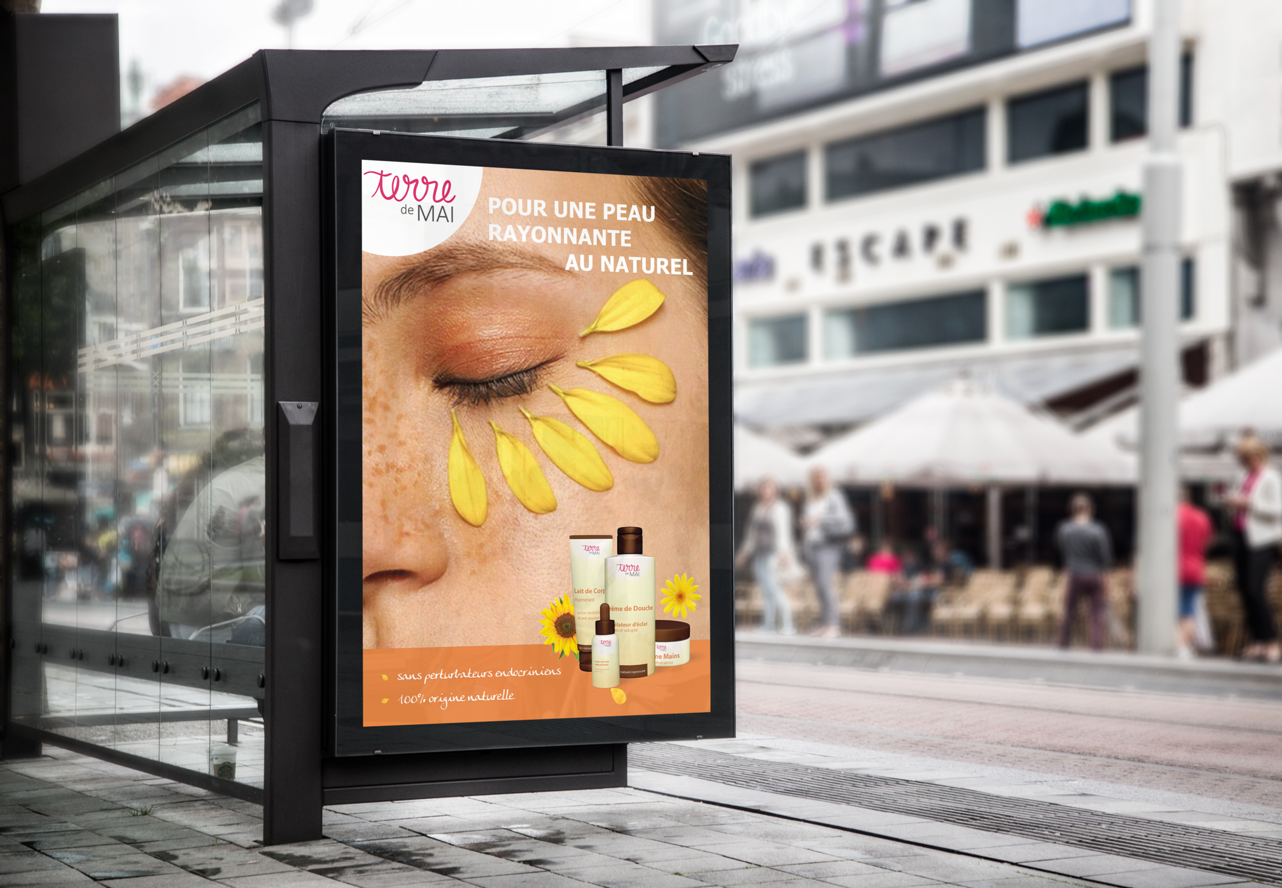 Bus Stop Billboard MockUp2